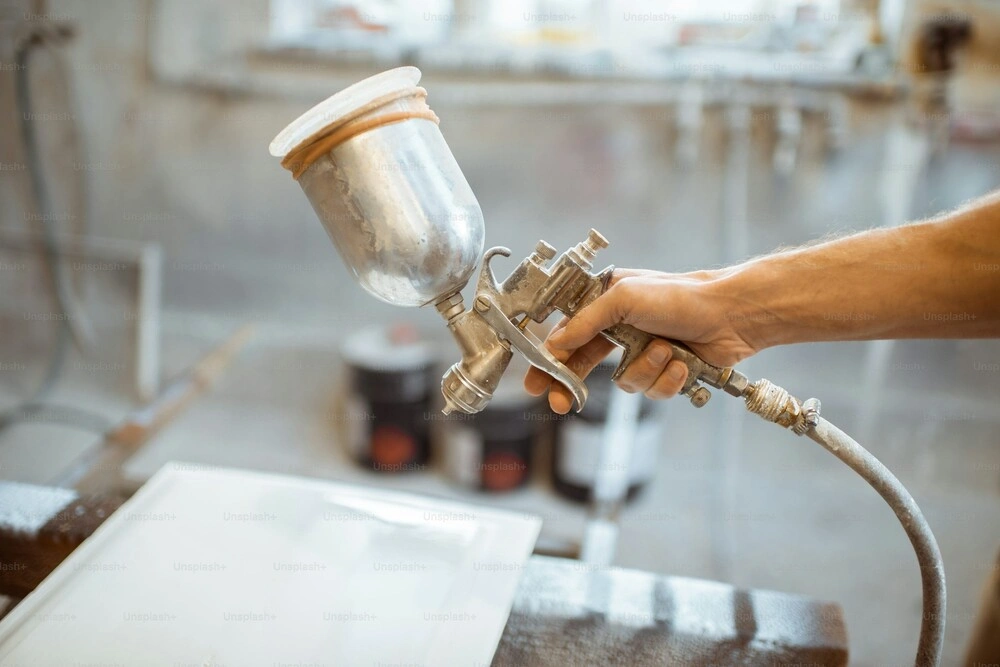 Percobaan powder coating